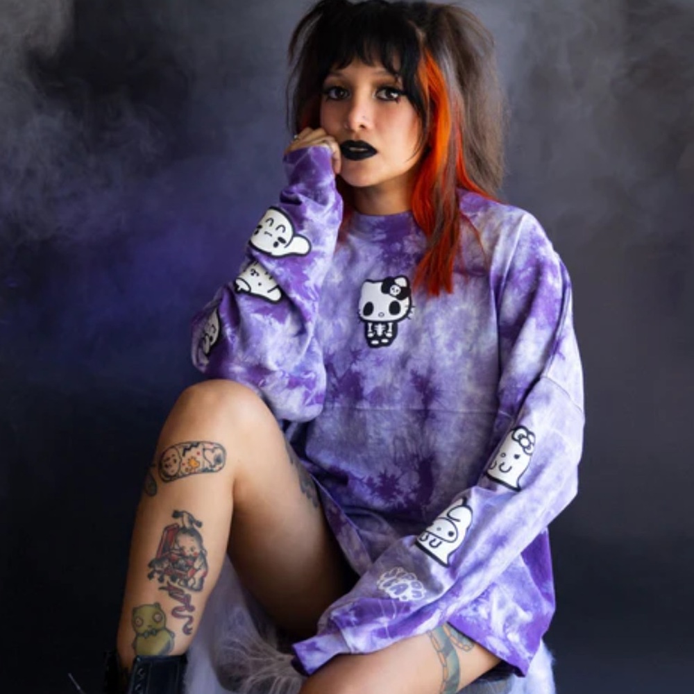 JapanLA Sanrio Spooky Hello Kitty & Friends Spirit Jersey XL Glow in the Dark